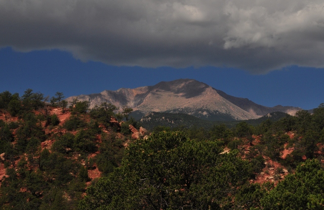 Pike's Peak from the park